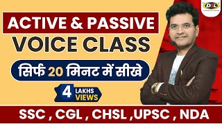 Voice in English grammar  Passive Voice  Imperative sentence in English grammar By Dharmendra Sir [upl. by Nyre]