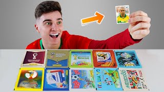 I Opened EVERY Sticker Pack From The Past 10 World Cups [upl. by Eidnas]