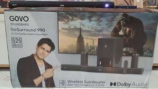 GOVO GoSurround 990 unboxing Best budget soundbar 2024  Bigbillion days Great indian festival [upl. by Ackley]