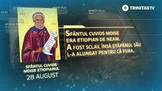 Sfântul Cuvios Moise Etiopianul – 28 august Sinaxar [upl. by Buttaro969]