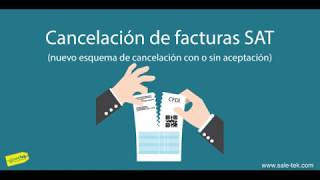 Nuevo esquema de cancelación de facturas SAT con aceptación del receptor [upl. by Ahsiemat]