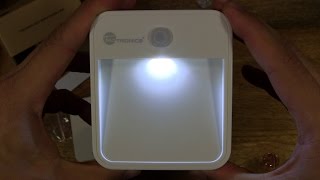 TaoTronics Battery Powered LED Night Light with Motion and Light Sensor [upl. by Tamqrah528]