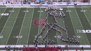 The Ohio State University Marching Band Michael Jackson Tribute Oct 19 2013 [upl. by Dulce]