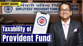 46 Taxability of Payment from Provident Fund  Tax on EPF Interest [upl. by Newg]