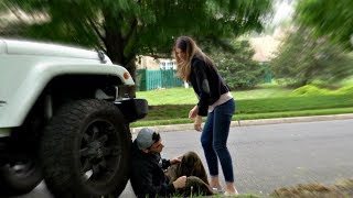 Car ACCIDENT on MOM PRANK [upl. by Oivaf]