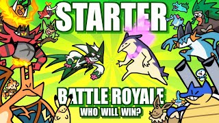 Starter Pokemon Battle Royale 💥 Collab With Gnoggin [upl. by Naivart]