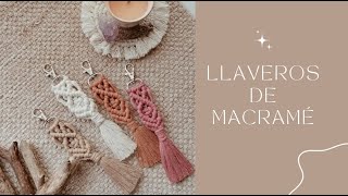 TUTORIAL LLAVERO MACRAMÉ [upl. by Erl]