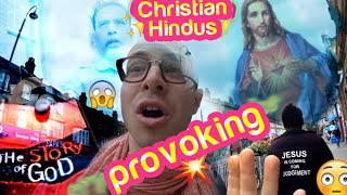 Christian Hindus provoking in London [upl. by Kaplan508]