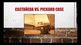 Castaneda Vs Pickard Case 1981 [upl. by Kary]