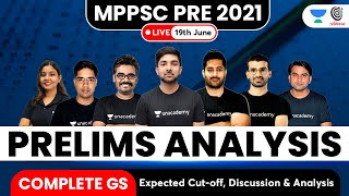 MPPSC Pre 2021  Paper 1 Analysis  Complete GS  Answer Key  MPPSC Prelims 2021 Expected Cutoff [upl. by Ojibbob805]