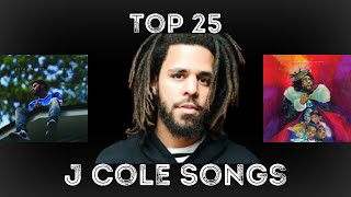 Top 25 J Cole Songs [upl. by Oinota]