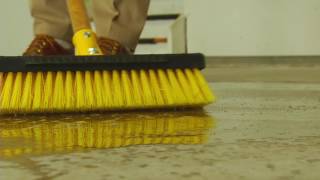 Epoxy Coating Gives Garage Floor that New Car Showroom Look [upl. by Burtis]