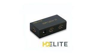 HDElite® HDMI Splitter 1 auf 2 fach  Generation III Unboxing [upl. by Nilyam]