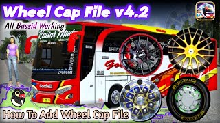 Bussid Wheel Cap Mod v42  Bussid Rim Cap File v42  wheelcap  bus [upl. by Aleka]