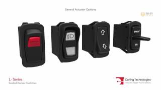 Carling LSeries rocker switches  available from DunBri Group [upl. by Iznik]