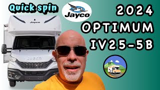 Jayco Optimum IV255B  Motorhome Tour  QuickSpin  Motorhome TOUR 2024  4 berth Motorhome [upl. by Laubin537]