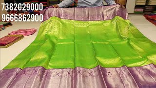 Latest wedding Pure Handloom kanchi pattukanchi kubera pattu kanchi tissue sarees with Best price [upl. by Burdett]