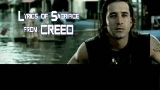 Creed  My Sacrifice lyrics [upl. by Ltihcox]