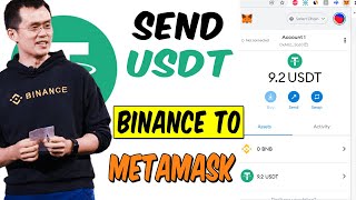 How to Send USDT from BINANCE to METAMASK [upl. by Brander972]