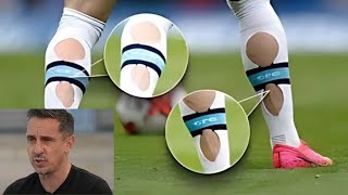 Gary Neville Reveals Why Footballers Cut Holes in Their Socks  Whats the Real Reason [upl. by Dalis734]