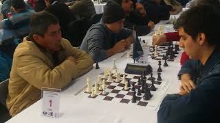 GM Julio Granda vs Diego Villanueva  Torneo Blitz Panamericano de Ajedrez 2018 Chile [upl. by Esbensen]