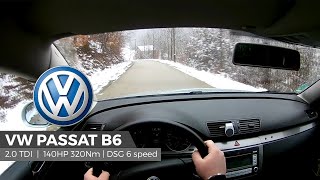 2009 VW Passat B6 20 TDI DSG 140 HP  0100  POV Test Drive 6 [upl. by Suivat370]