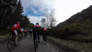 Etape Loch Ness 2015 Cycle  Hill climb near Fort Augustus [upl. by Garrard946]