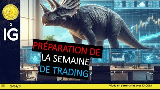 Préparation de la semaine de trading 090924 [upl. by Ahsitel803]