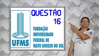 Questão 16 vestibular da UFMS 2024 [upl. by Bibbye]