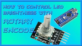 how to control led brightness with rotary encoder hindi  VD TECH Enthusiast [upl. by Anitnauq]