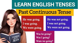 Learn English Tenses PAST CONTINUOUS  PAST PROGRESSIVE [upl. by Rubma]