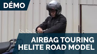 Airbag Jacket Touring Helite ROAD Model [upl. by Ariajaj]