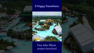 3 Trippy Transitions  After Effects Free Template aftereffectstemplate aftereffects transition [upl. by Haskins786]