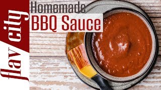 How To Make Sweet amp Tangy BBQ Sauce  Sugar Free amp Keto  Bobbys Kitchen Basics [upl. by Oeniri89]