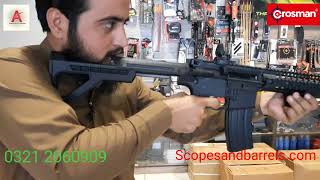 Crosman DPMS SBR FullAuto Review By Tahir Pathan [upl. by Sosthena]