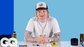 10 Things Ed Sheeran Cant Live Without  GQ [upl. by Enitsed]