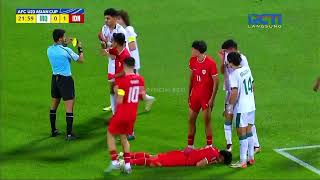 HIGHLIGHT BABAK 1 IRAQ VS INDONESIA AFC U23 ASIAN CUP 3RD PLACE kitagaruda [upl. by Uzzial]