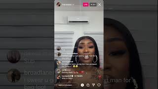 Ivorian Doll  Instagram Live August 9 2023 [upl. by Jenni]