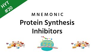 Protein Synthesis Inhibitors Mnemonic  Pharmacology  HYT 20  NEETPG  INICET [upl. by Neomah626]