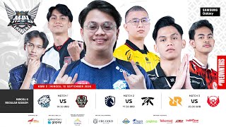 🔴 LIVE  MPL ID S14  Regular Season Hari 3 Minggu 6  Bahasa Indonesia [upl. by Lashonde145]