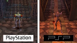 Medievil  PSX vs PSP  Graphics Comparison  Comparativa [upl. by Zulaledairam124]