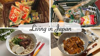 my yummy days in the autumn  buy groceries Okinawa Soba Halloween cake eel for dinner [upl. by Laenej]