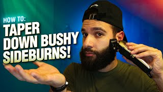 How to Taper Your Side Burns at Home  In Depth Tutorial [upl. by Eenert]