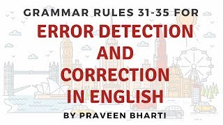 Error Detection and Correction in English Grammar Rules 3135 by Praveen Bharti [upl. by Ijnek]