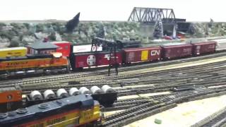 Nice HO Model Train Action [upl. by Pauiie799]