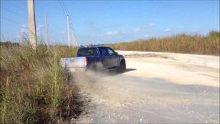 Nissan Frontier V6 offroad powerslide drift [upl. by Ib]