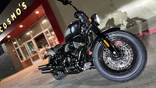 2023 Indian Chief Bobber Dark Horse Black Smoke [upl. by Brathwaite]