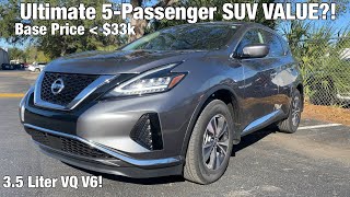 2022 Nissan Murano S TEST DRIVEFULL REVIEW [upl. by Kirima]