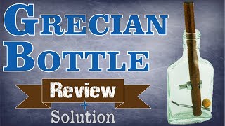 The INFURIATING Grecian Bottle GLASS PUZZLE from Puzzle Master [upl. by Toole]