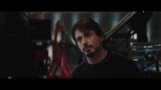 JARVIS Alarm Clock  Garage Scene  Iron Man 2008 Movie Clip [upl. by Pravit182]